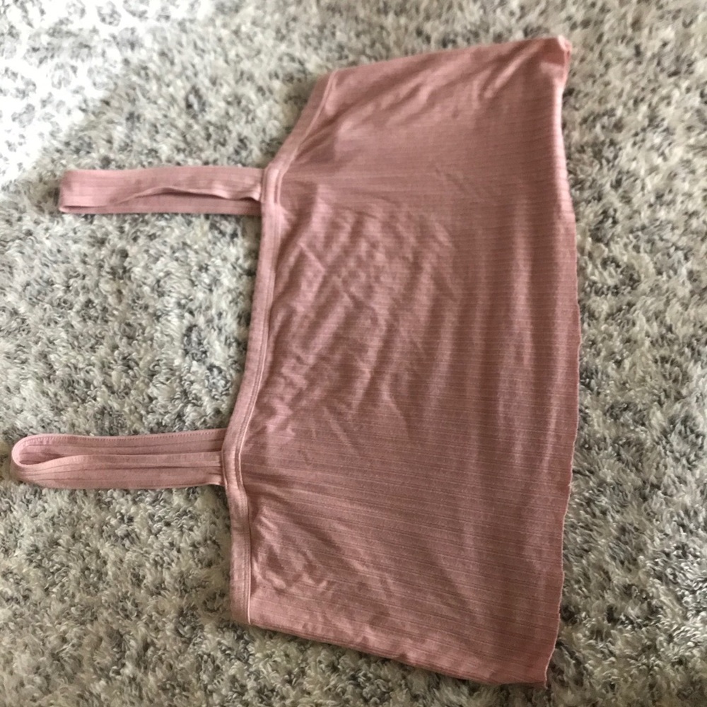 Cute pink crop top